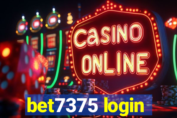 bet7375 login